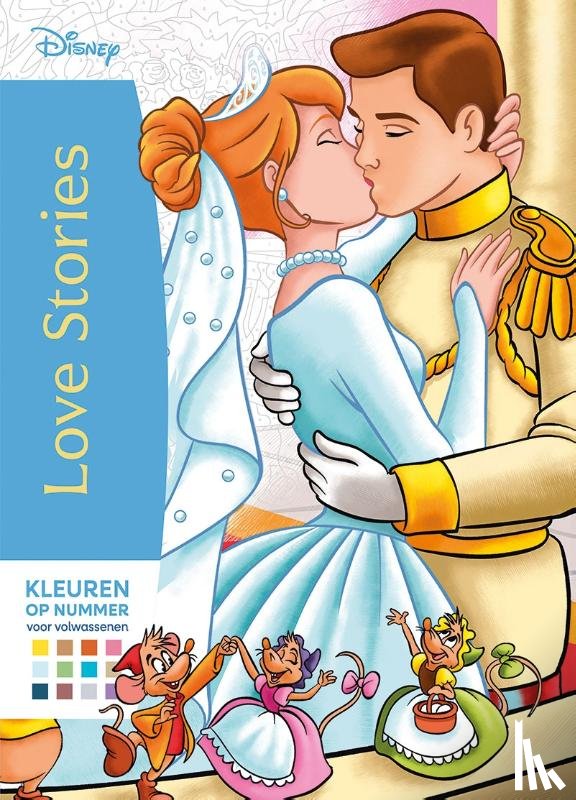  - Disney Love stories - Kleuren op nummer voor volwassenen