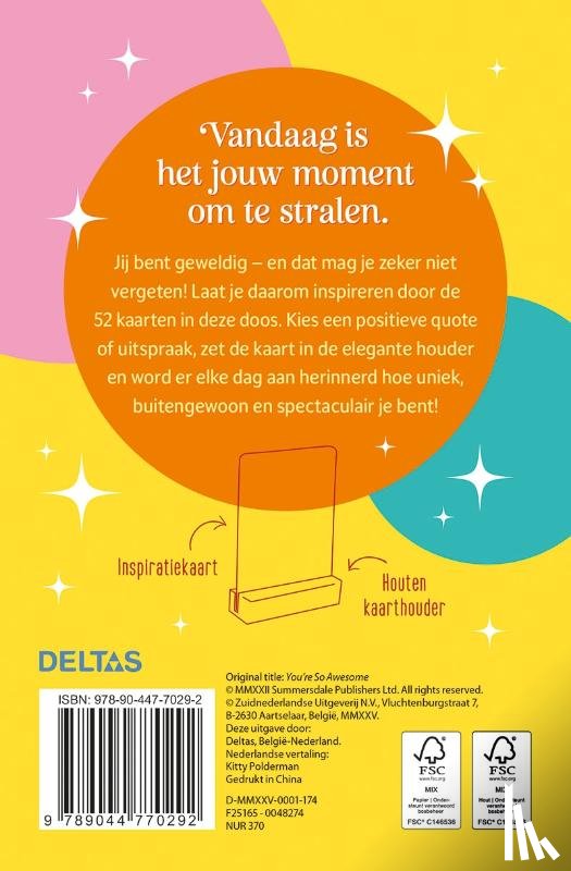  - Jij bent geweldig! - 52 inspiratiekaarten