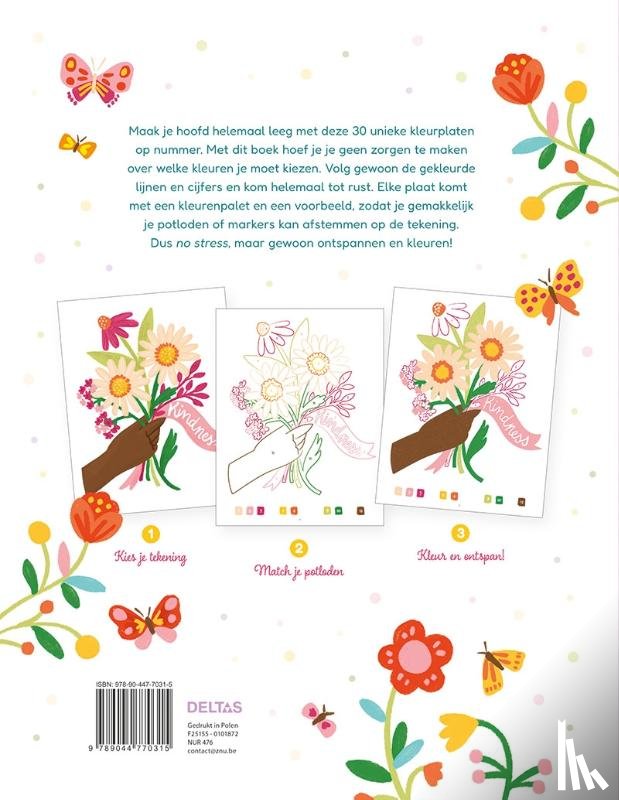  - Kleuren op nummer - Een moment van Geluk