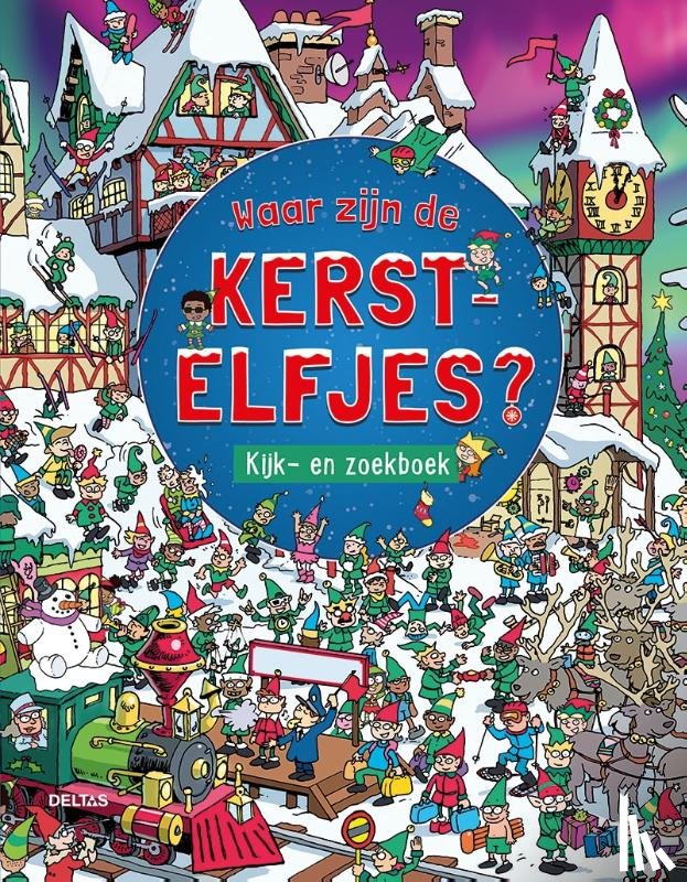 LEIGHTON, JONNY - Waar zijn de kerstelfjes? Kijk- en zoekboek