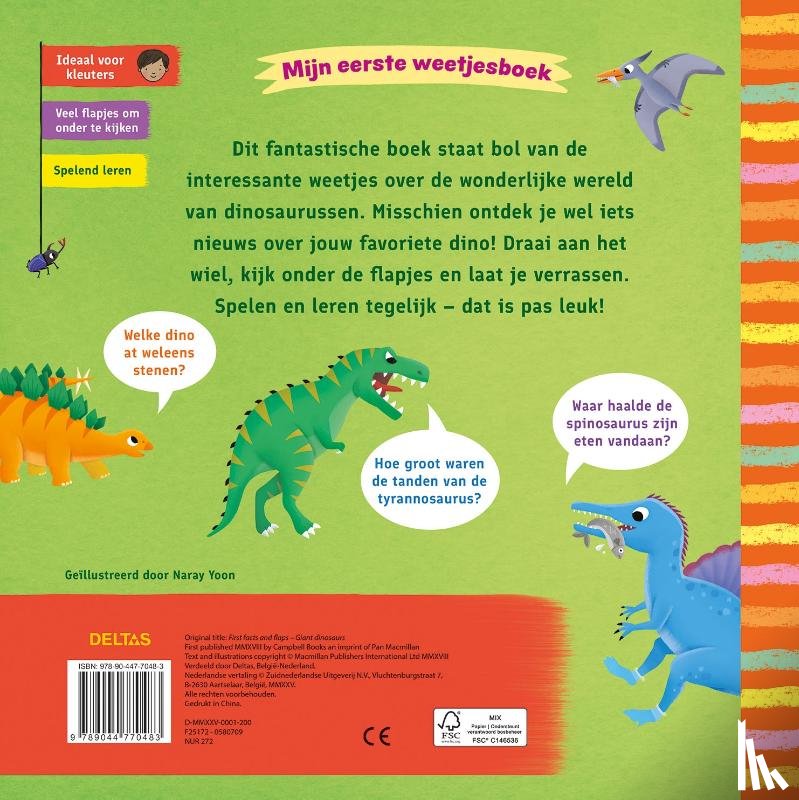  - Mijn eerste weetjesboek - Bij de dino's