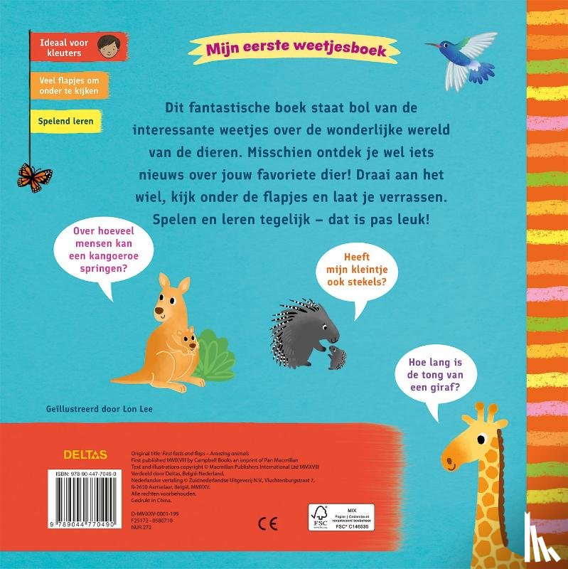  - Mijn eerste weetjesboek - Bij de dieren