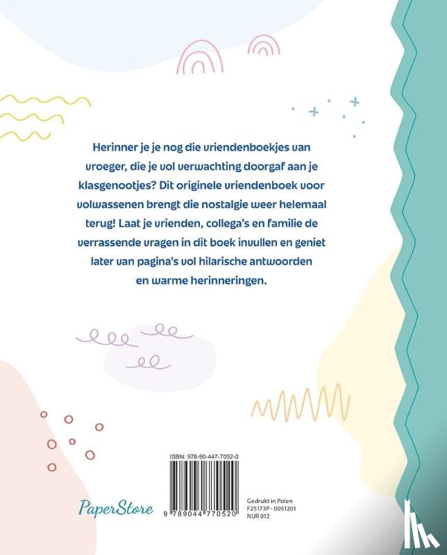 ZNU - Het enige echte vriendenboek voor volwassenen