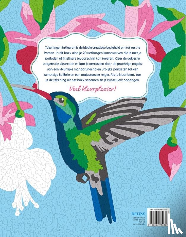 ZOTTINO, MARICA - Vogels - Kleurplaten op nummer