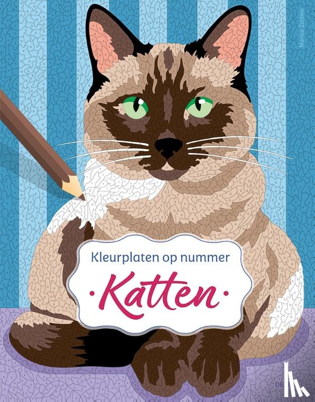 Zottino, Marica - Katten - Kleurplaten op nummer