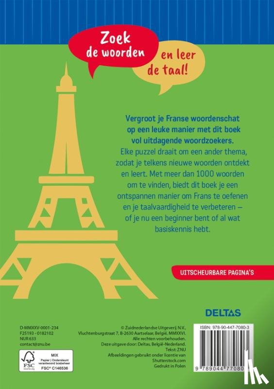 ZNU - Woordzoekers Frans