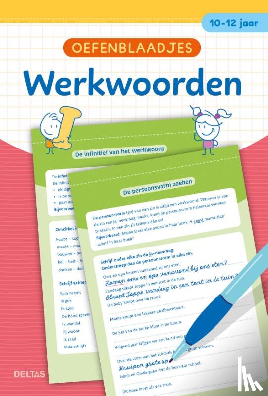 BOGAERTS, BRITT - Oefenblaadjes - Werkwoorden (10-12 j.)