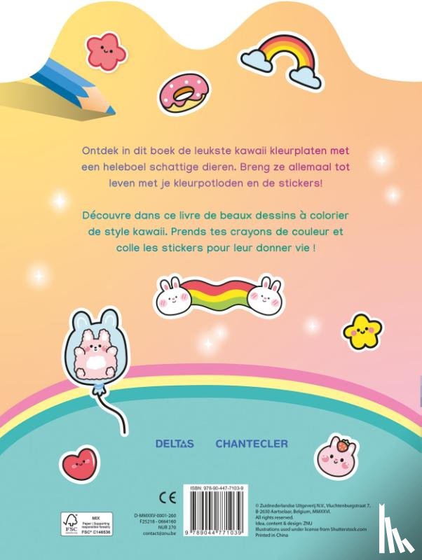 ZNU - Kawaii - Color & Sticker Fun