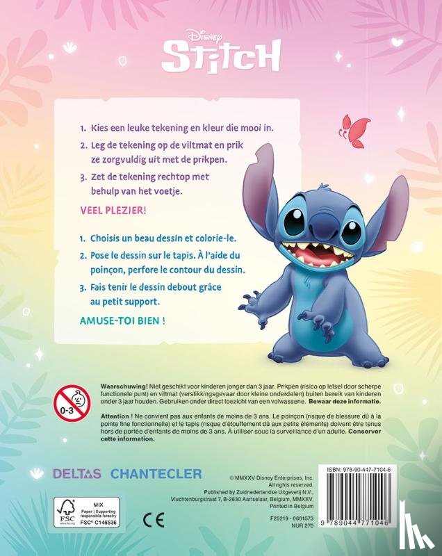  - Disney Prikblok Stitch / Disney Stitch Bloc à perforer