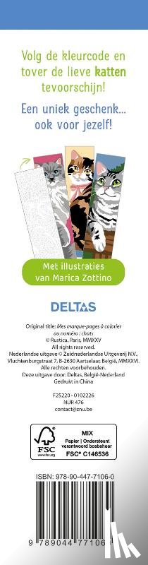  - De mooiste kleurboekenleggers Kleuren op nummer - Katten