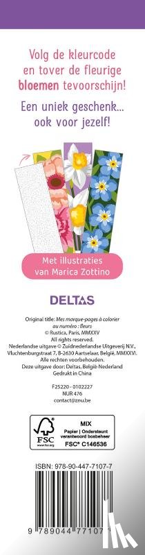  - De mooiste kleurboekenleggers Kleuren op nummer - Bloemen