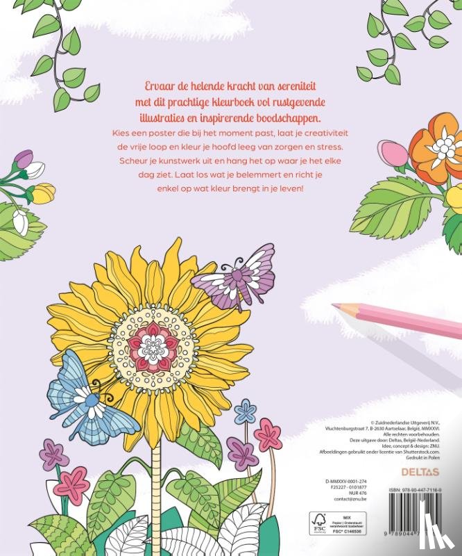 ZNU - Color therapy Kom tot rust Kleurboek