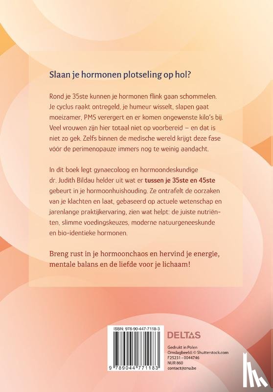 BILDAU, JUDITH DR - Je hormonen in balans