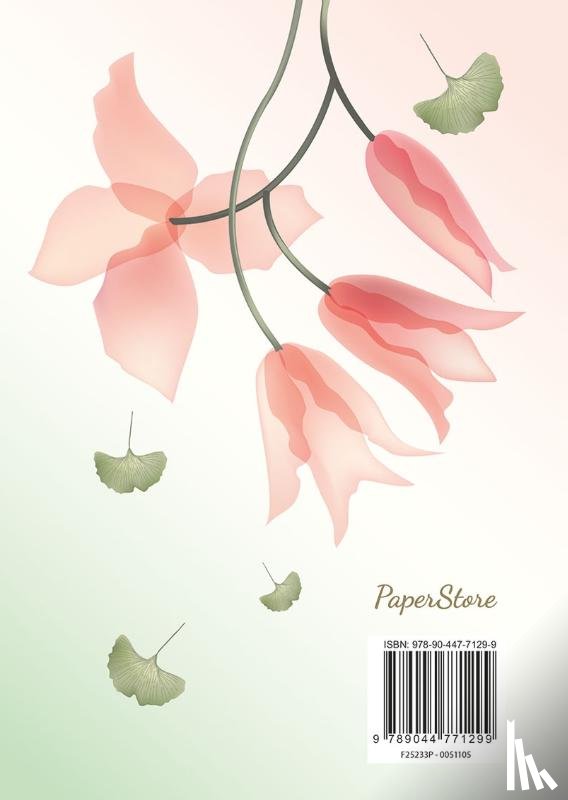  - Wachtwoorden notitieboek - Transparent Flowers