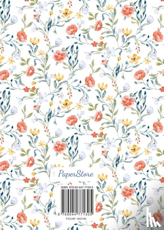  - Wachtwoorden notitieboek - Romantic Flowers
