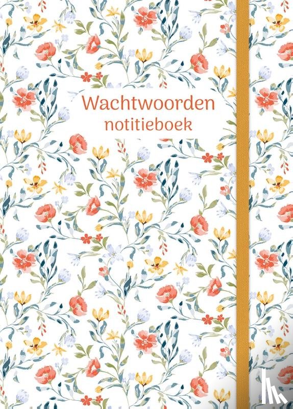  - Wachtwoorden notitieboek - Romantic Flowers