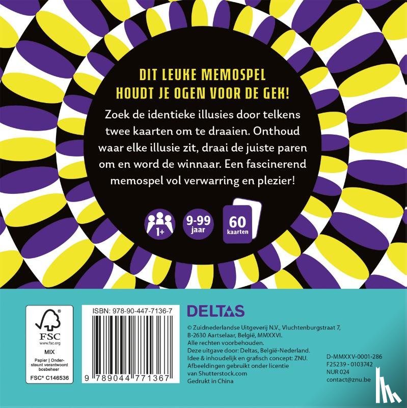 ZNU - Optische illusies - Memospel