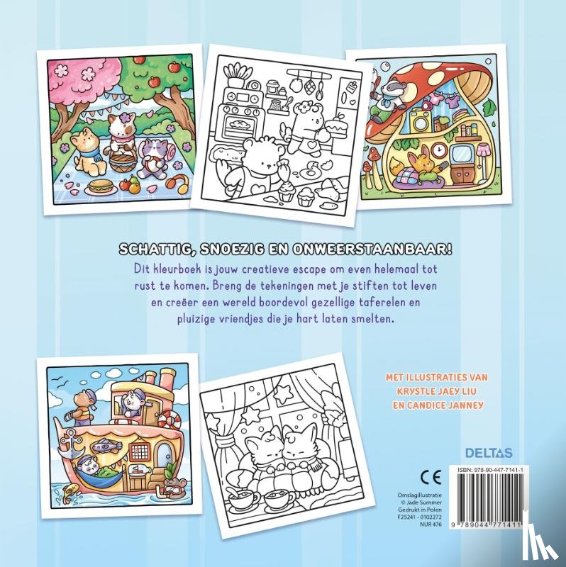  - Comfy & Cute - Cozy kleurboek