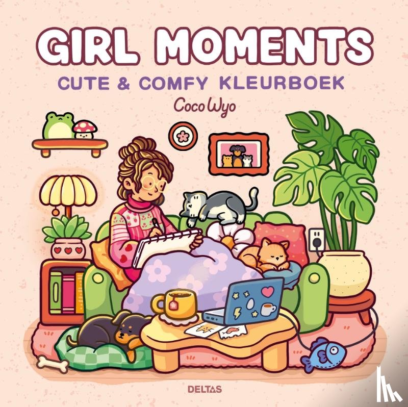  - Girl Moments Cute & Comfy kleurboek Coco Wyo