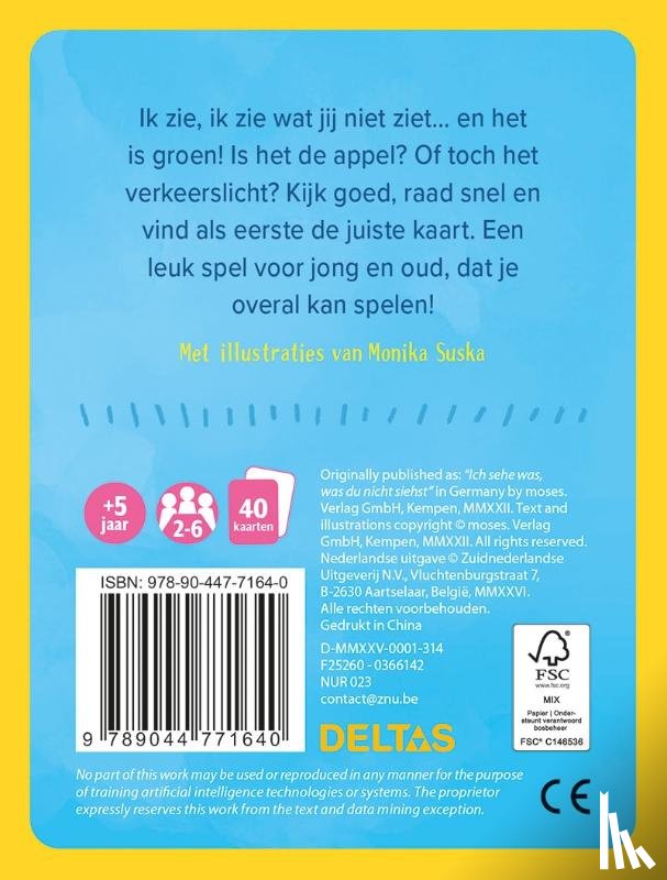  - Ik zie, ik zie wat jij niet ziet! - Raadspel met kaarten