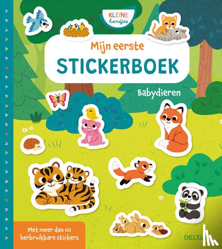  - Mijn eerste stickerboek Kleine Handjes - Babydieren