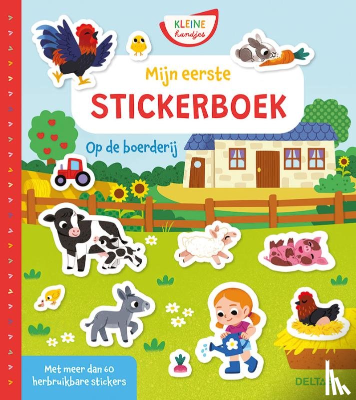  - Mijn eerste stickerboek Kleine Handjes - Op de boerderij