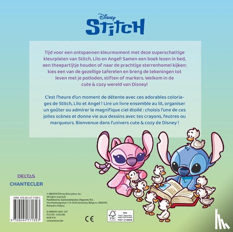 - Disney Cute & Cozy Color Stitch