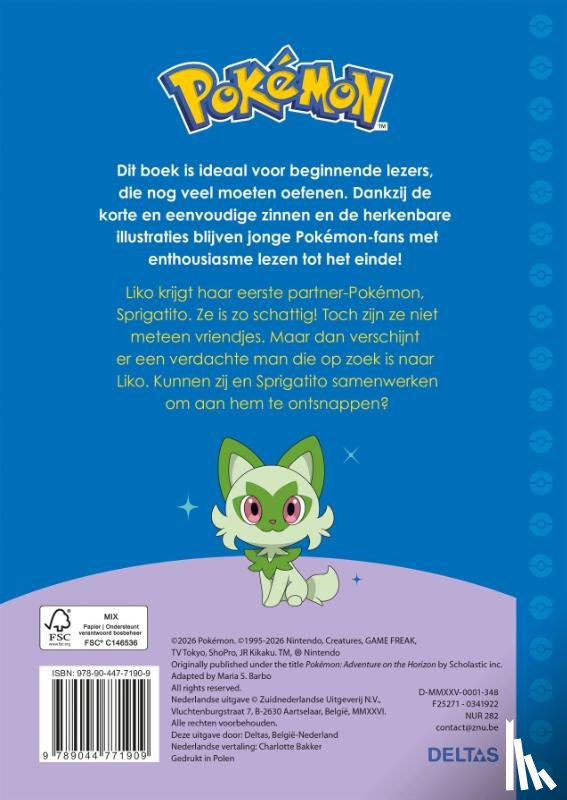  - Pokémon eerste leespret - De eerste schooldag van Liko