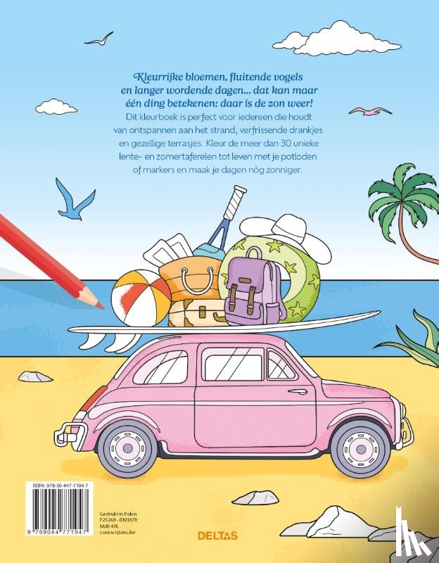 ZNU - Sunny days - Kleuren voor volwassenen