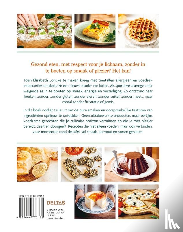 LONCKE, ELISABETH - Lekker koken zonder gluten, lactose of suiker