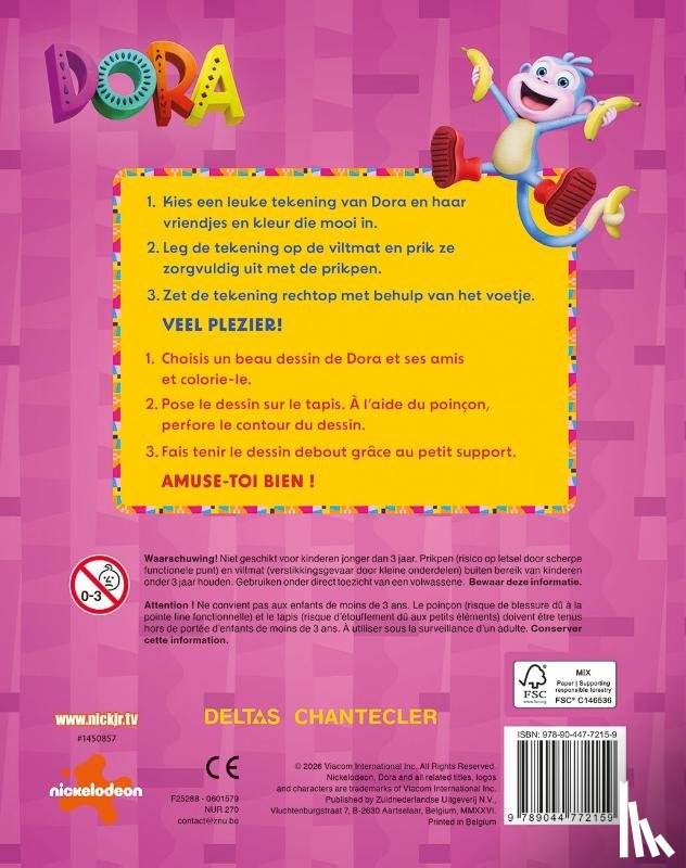  - Dora Prikblok / Dora Bloc à perforer