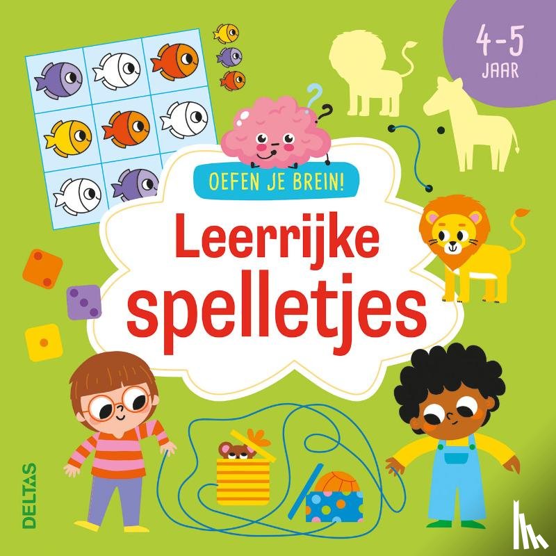 LEBRUN, SANDRA - Oefen je brein! Leerrijke spelletjes 4-5 jaar