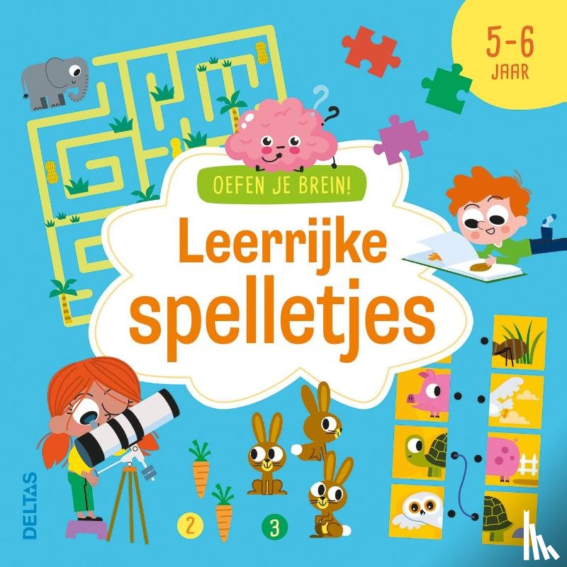  - Oefen je brein! Leerrijke spelletjes 5-6 jaar