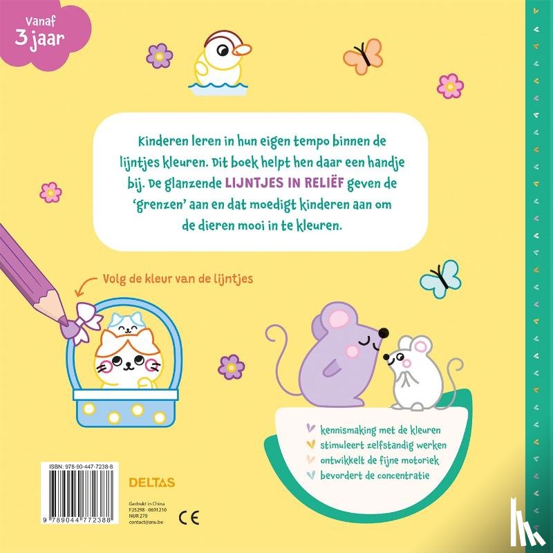  - Kleuren binnen de lijntjes Babydieren