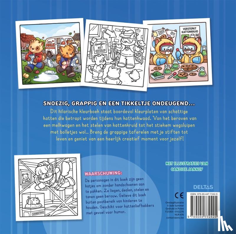  - Cat Crimes - Cozy kleurboek Jade Summer
