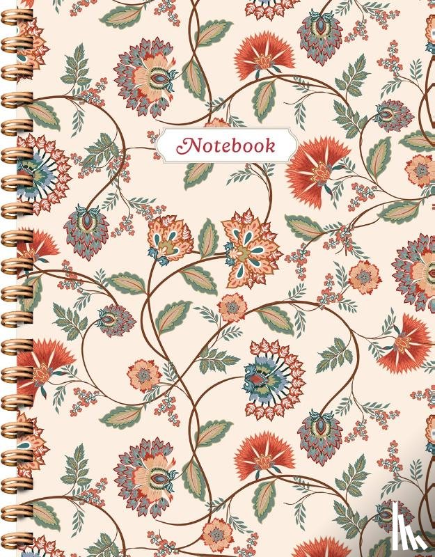 ZNU - Vintage Florals spiraalboek groot (lijnen) / Vintage Florals notebook Carnet à spirale (ligné)