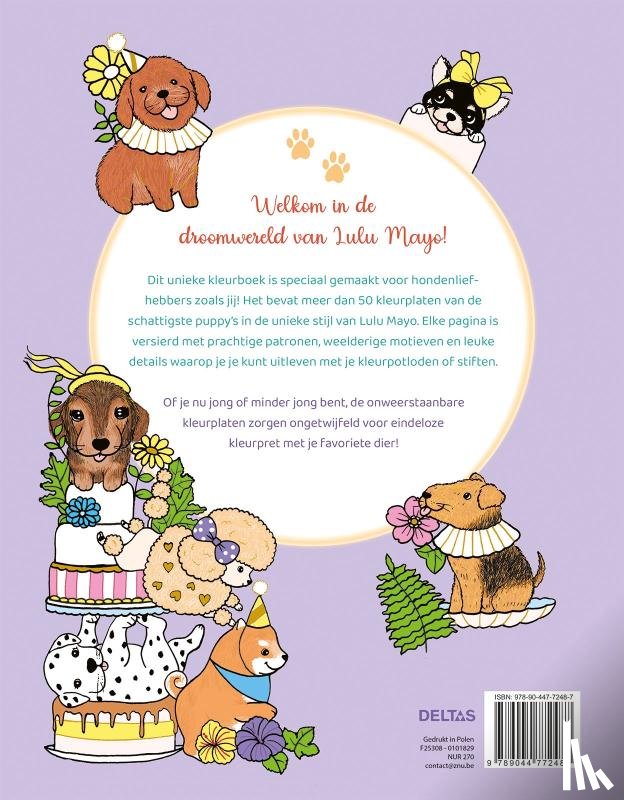  - Schattige puppy's kleurboek