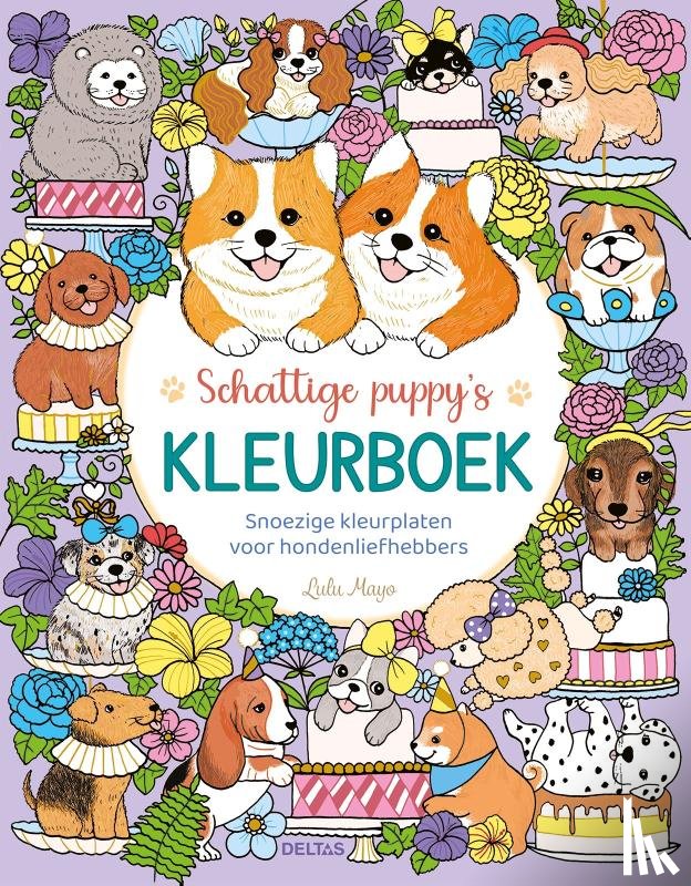  - Schattige puppy's kleurboek