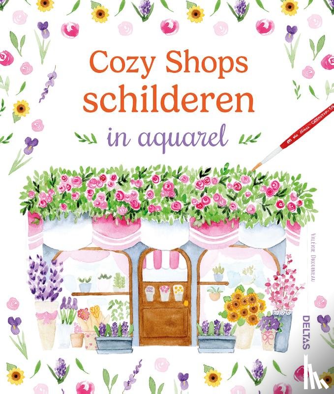 Drouineau, Valérie - Cozy Shops schilderen in aquarel