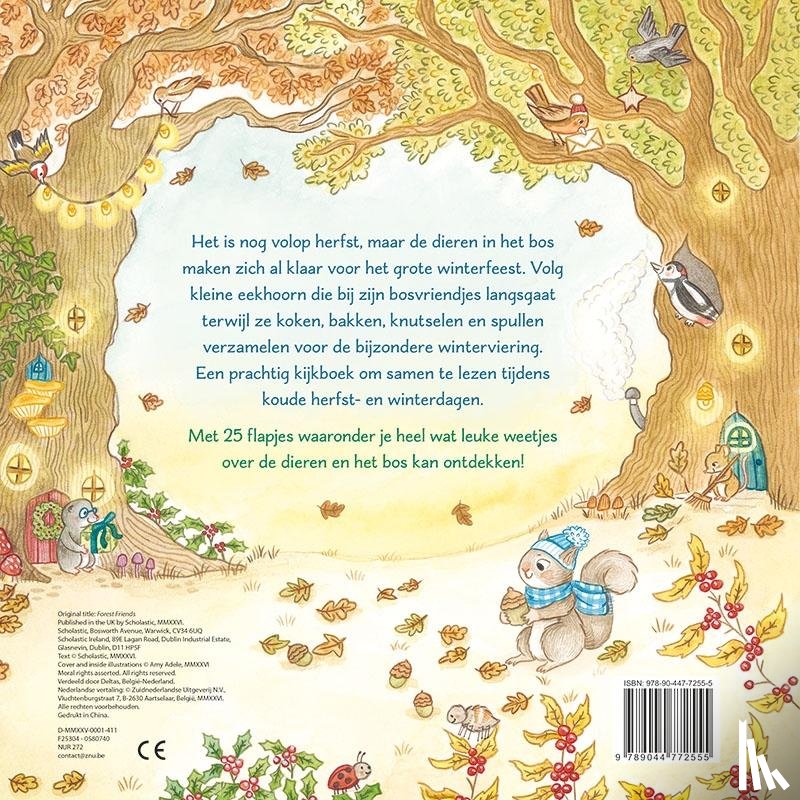  - Feest in het bos - Een sfeervol boek met flapjes