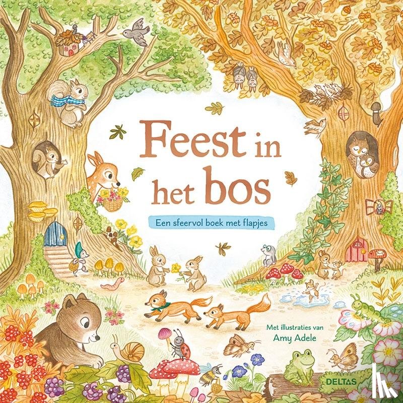  - Feest in het bos - Een sfeervol boek met flapjes