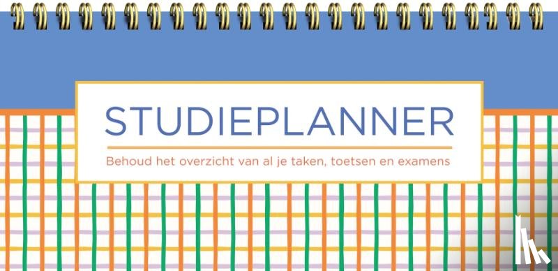  - Studieplanner (Spiraal) - Colorful Squares
