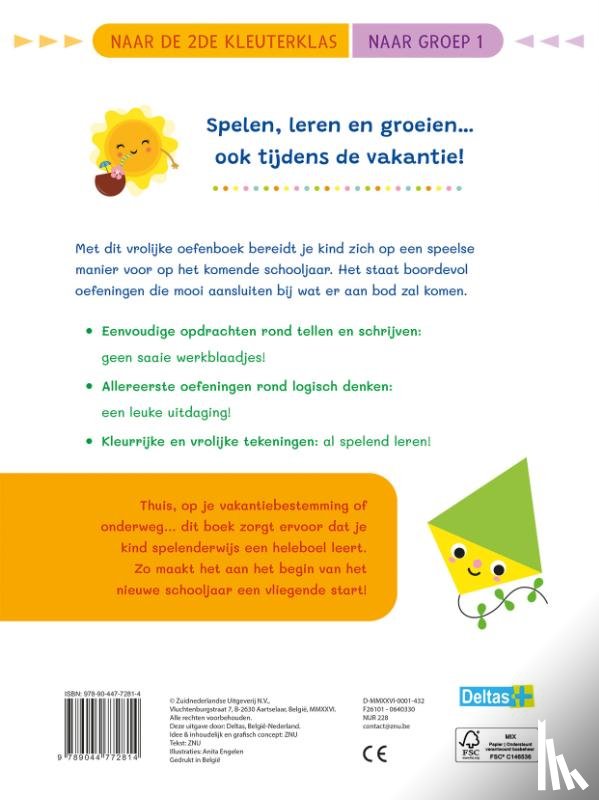 ZNU - Vakantie oefenpret - Allereerste tel- en schrijfoefeningen (naar de 2de kleuterklas / naar groep 1)