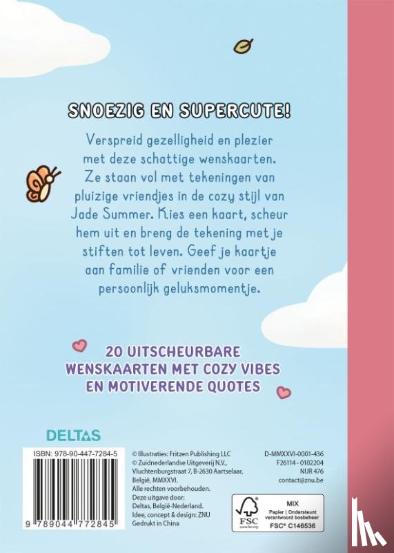  - Cozy wishes - Wenskaarten om in te kleuren Jade Summer
