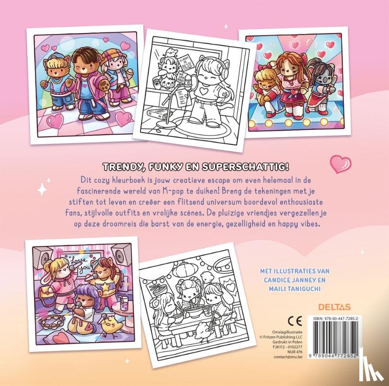  - Cozy K-Pop - Comfy kleurboek Jade Summer