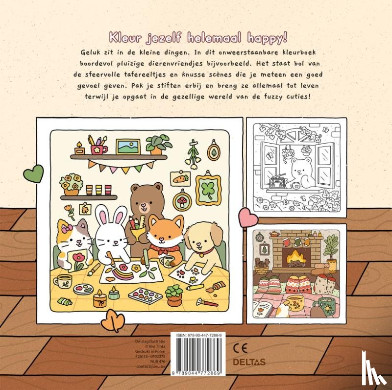  - Fuzzy Cuties Cute & Comfy kleurboek Vivi Tinta