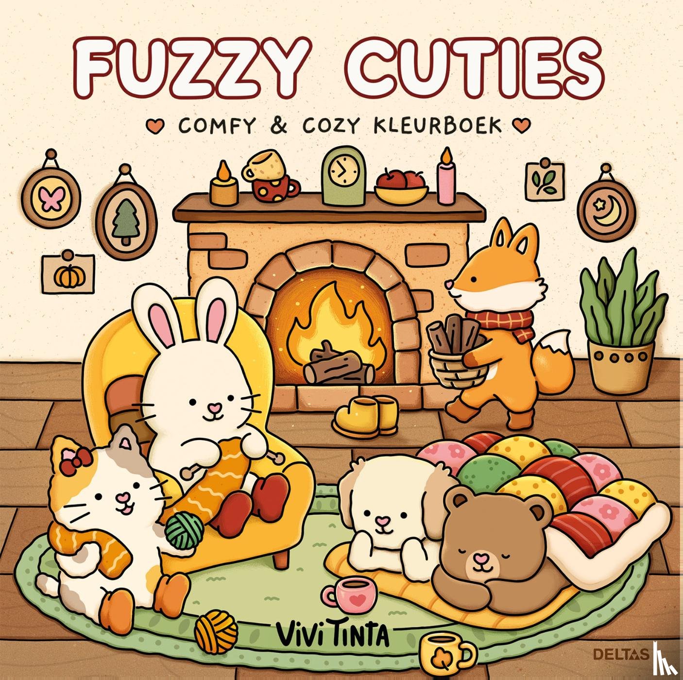  - Fuzzy Cuties Cute & Comfy kleurboek Vivi Tinta