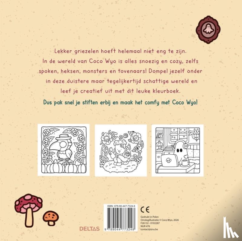  - Spooky Cutie Cute & Cozy kleurboek Coco Wyo