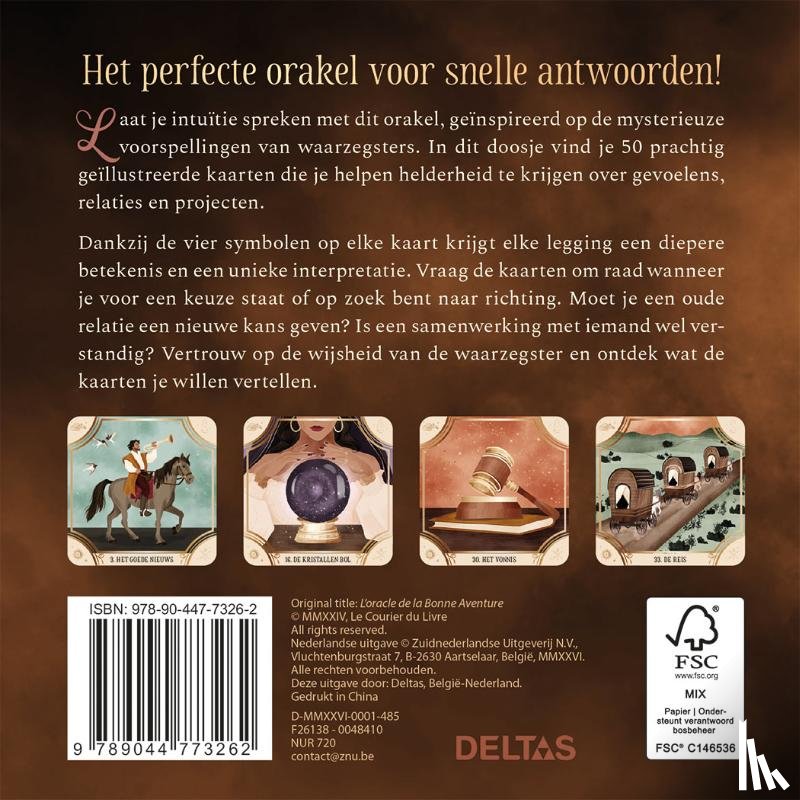 ABELLAN, STEPHANIE - Het orakel van de waarzegster - Boek en kaartenset