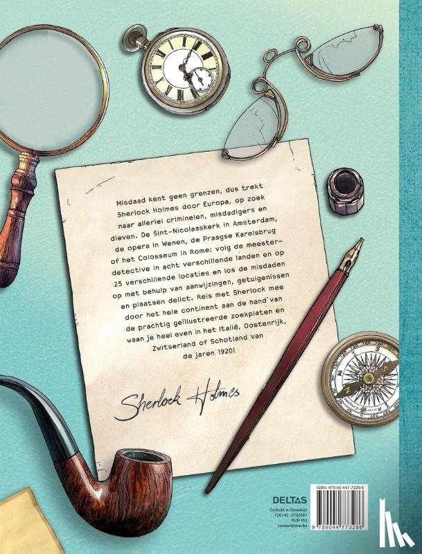KECK, GECKO - Sherlock Holmes Zoek- en Puzzelboek - Op speurtocht door Europa